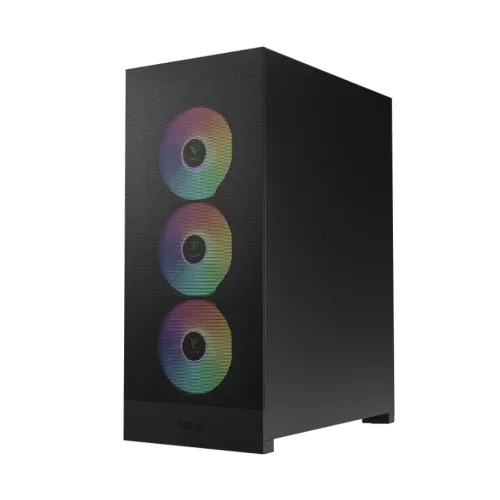 Case GAMDIAS AURA GC15 ARGB Black | Mid Tower | Kính Cường Lực | RGB